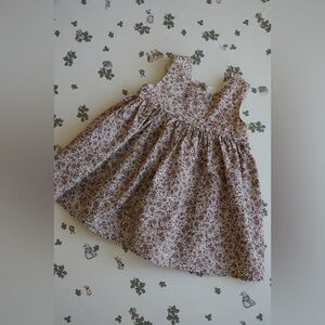 Wheat Pinafore Wrinkles in Red Meadow